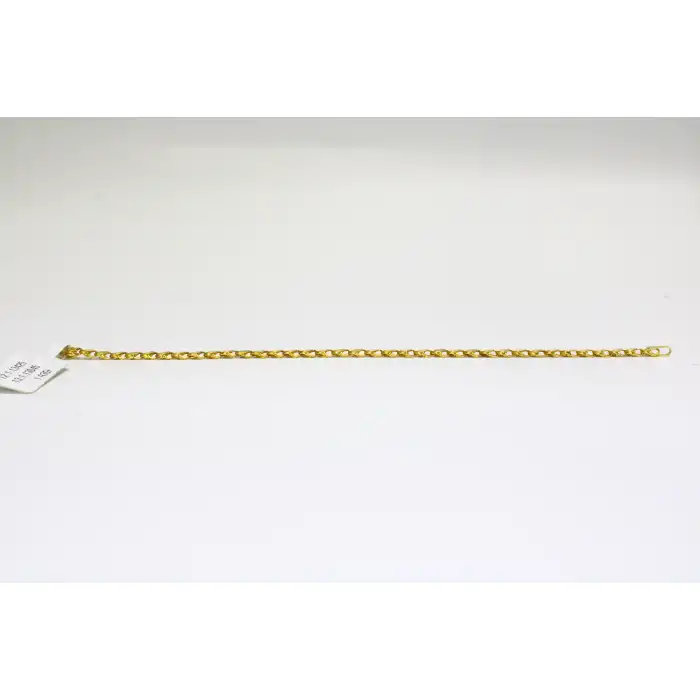 14 Ayar Pullu Zincir Modeli Bileklik Künye