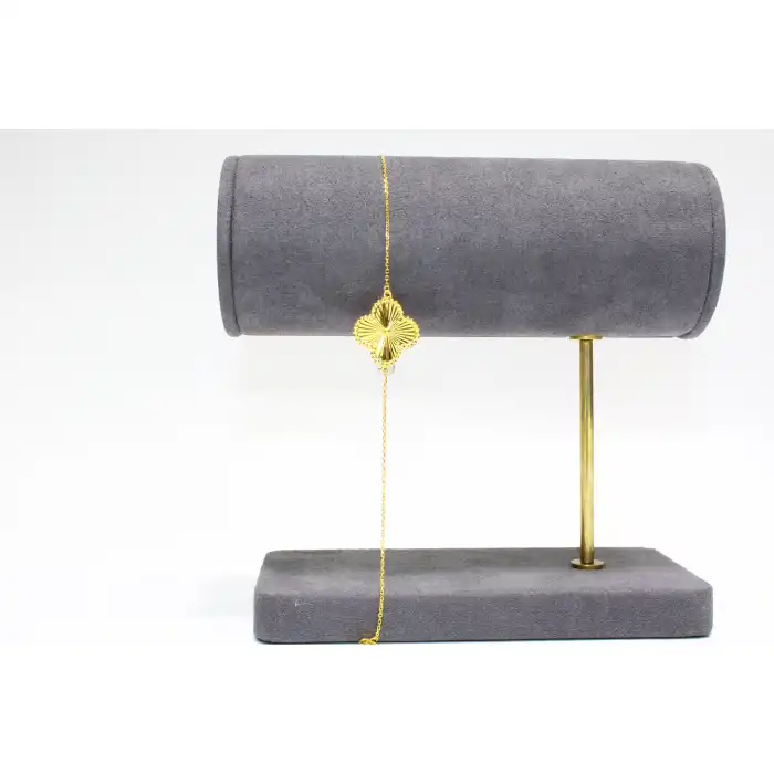 14 Ayar Yonca Bileklik Künye