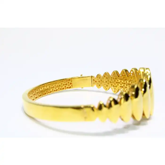 22 Ayar Altın Damla Model Kelepçe Bilezik 19.25 GR KLP1378