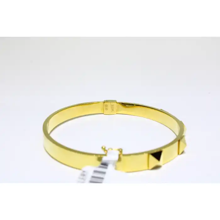 22 Ayar Altın Piramit Modeli Kelepçe Bilezik 12.32 GR KLP1670