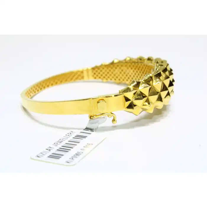 22 Ayar Altın Piramit Modeli Kelepçe Bilezik 15.09 GR KLP0905