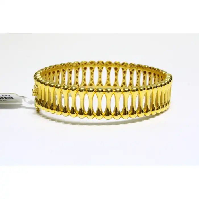 22 Ayar Altın Şık Tasarım Kelepçe Bilezik 38.10 GR KLP1928