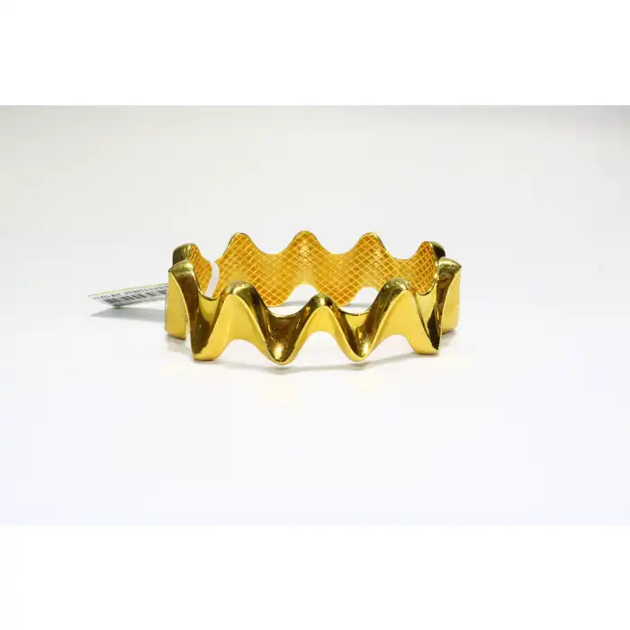 22 Ayar Altın Zikzak Modeli Kelepçe Bilezik 31.18 GR KLP0839