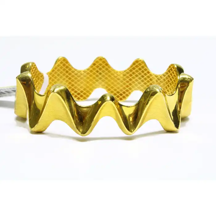 22 Ayar Altın Zikzak Modeli Kelepçe Bilezik 31.18 GR KLP0839