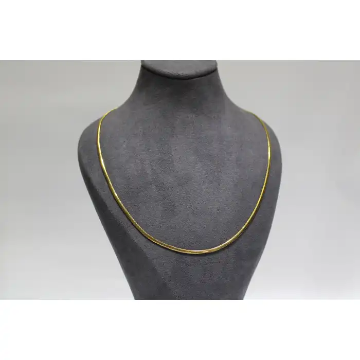 14 Ayar Altın Balık Sırtı Modeli Kolye