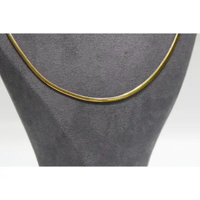 14 Ayar Altın Balık Sırtı Modeli Kolye