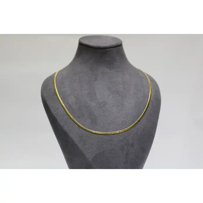 14 Ayar Altın İtalyan Örme Modeli Kolye