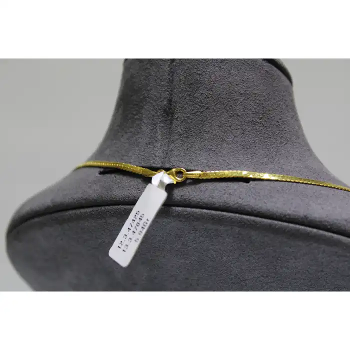 14 Ayar Altın İtalyan Örme Modeli Kolye