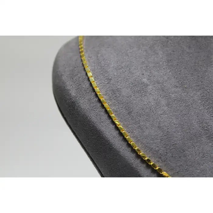 14 Ayar Altın Modern Pullu Zincir Modeli Kolye