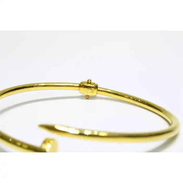 22 Ayar Altın Çivi Modeli Kelepçe Bilezik 11.05 GR KLP0971