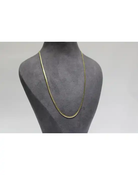 14 Ayar Altın Balık Sırtı Modeli Kolye