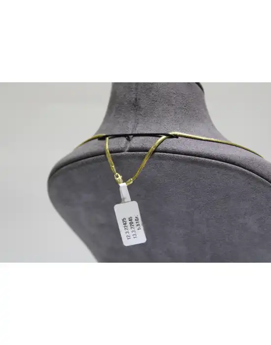 14 Ayar Altın Balık Sırtı Modeli Kolye