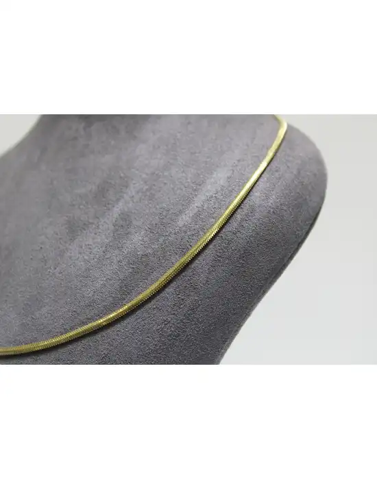 14 Ayar Altın Balık Sırtı Modeli Kolye