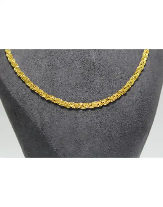 14 Ayar Altın Dorikalı Burma Kolye