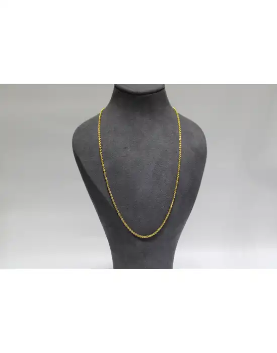 14 Ayar Altın Halat Modeli Zincir Kolye 3.51 GR 65 CM