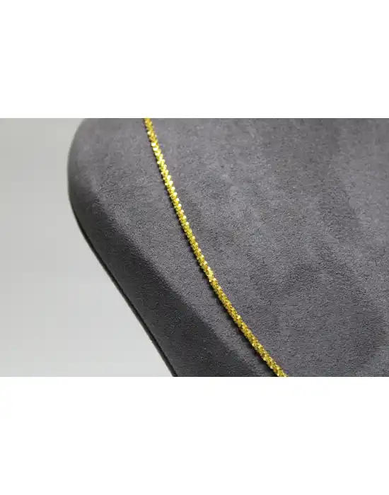 14 Ayar Altın Pullu Kadın Zinciri Kolye