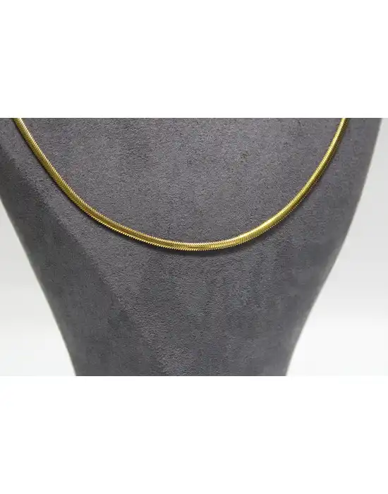 14 Ayar Altın Balık Sırtı Modeli Kolye