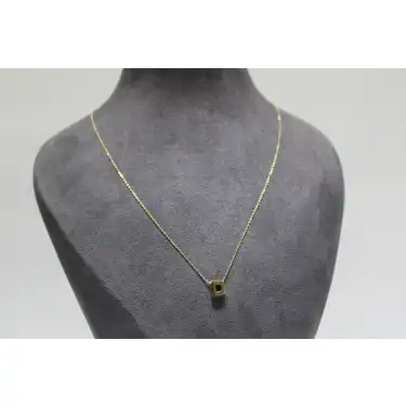 14 Ayar Altın D Harfi Kolye Zinciriyle Beraber