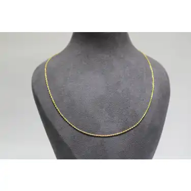 14 Ayar Altın Halat Modeli Zincir Kolye 0.87 GR