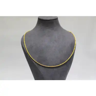 14 Ayar Altın Halat Modeli Zincir Kolye 2.94 GR