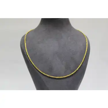 14 Ayar Altın Halat Modeli Zincir Kolye 3.27 GR