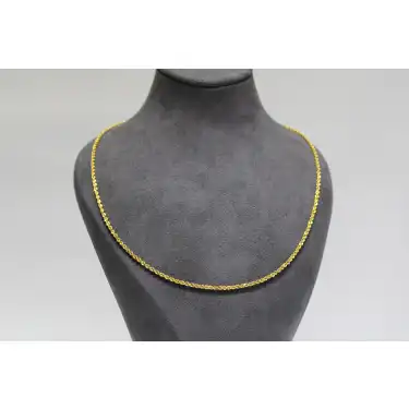 14 Ayar Altın Halat Modeli Zincir Kolye 3.31 GR