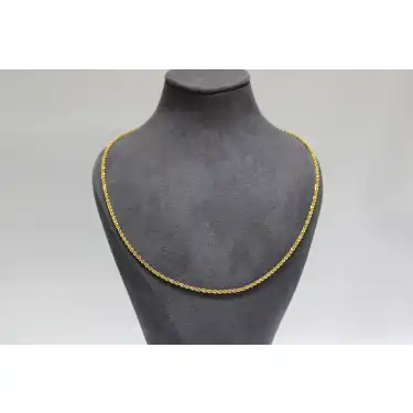 14 Ayar Altın Halat Modeli Zincir Kolye 3.50 GR 60 CM