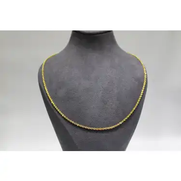 14 Ayar Altın Halat Modeli Zincir Kolye 3.55 GR 70 CM