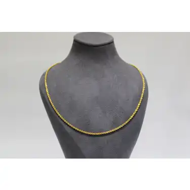 14 Ayar Altın Halat Modeli Zincir Kolye 3.56 GR 55 CM