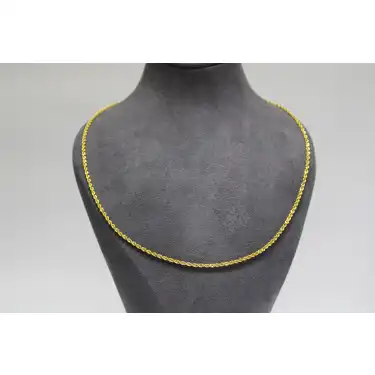 14 Ayar Altın Halat Modeli Zincir Kolye 3.61 GR 60 CM