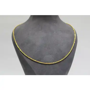 14 Ayar Altın Halat Modeli Zincir Kolye 3.63 GR 65 CM