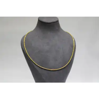 14 Ayar Altın Halat Modeli Zincir Kolye 3.69 GR 70 CM