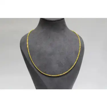 14 Ayar Altın Halat Modeli Zincir Kolye 3.90 GR 65 CM