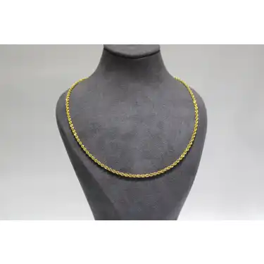 14 Ayar Altın Halat Modeli Zincir Kolye 3.94 GR 45 CM