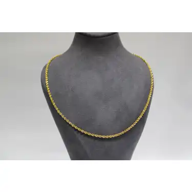 14 Ayar Altın Halat Modeli Zincir Kolye 4.04 GR 50 CM