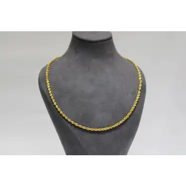 14 Ayar Altın Halat Modeli Zincir Kolye 4.13 GR 55 CM