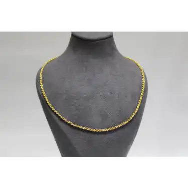 14 Ayar Altın Halat Modeli Zincir Kolye 4.53 GR 60 CM ZNC2189