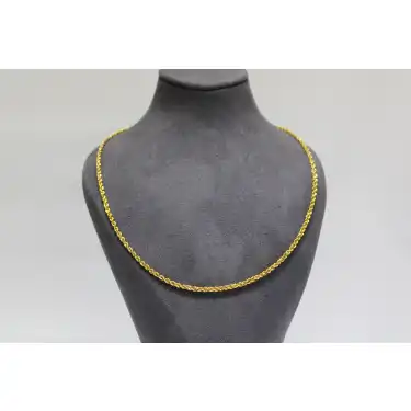 14 Ayar Altın Halat Modeli Zincir Kolye 4.80 GR 60CM ZNC1735