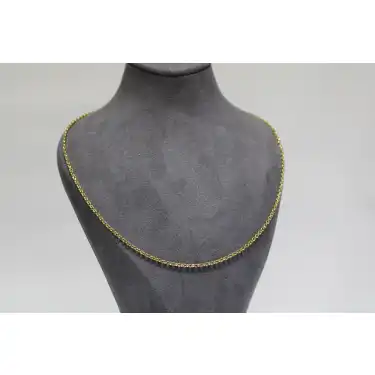 14 Ayar Altın Halkalı Kolye Zincir