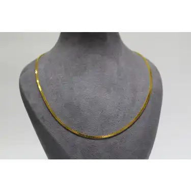 14 Ayar Altın İtalyan Ezme Kolye