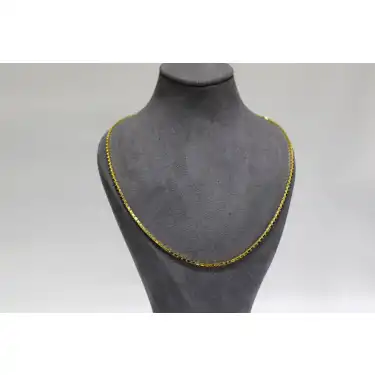 14 Ayar Altın Modern Pullu Zincir Modeli Kolye