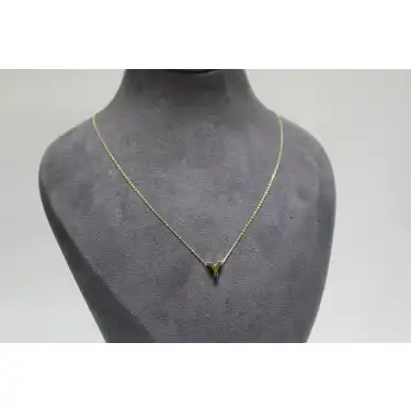 14 Ayar Altın Y Harfi Kolye Zinciriyle Beraber