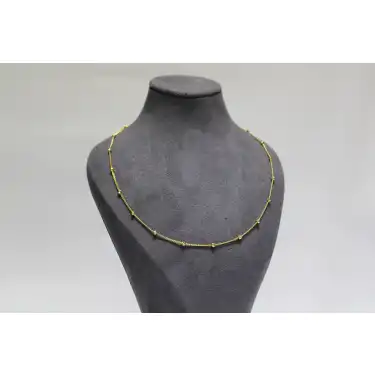 14 Ayar Gerçek Altın Dorikalı Zincir Kolye