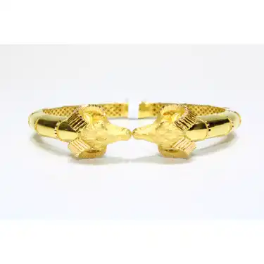 22 Ayar Altın Koçbaşı Modeli Kelepçe Bilezik 20.87 GR KLP2388