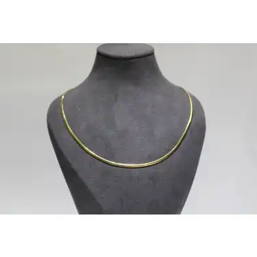 14 Ayar Altın Balık Sırtı Modeli Kolye