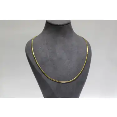 14 Ayar Altın Balık Sırtı Modeli Kolye