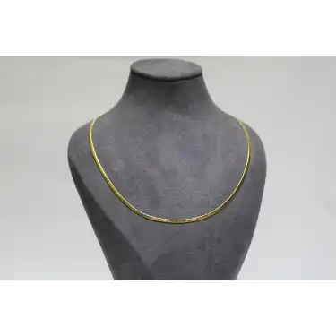 14 Ayar Altın İtalyan Örme Modeli Kolye