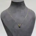 14 Ayar Altın Ü Harfi Kolye Zinciriyle Beraber