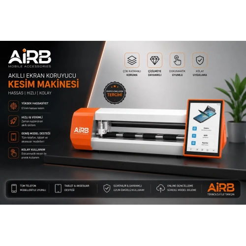 13 İnç Ekran Koruyucu Kesim Makinesi