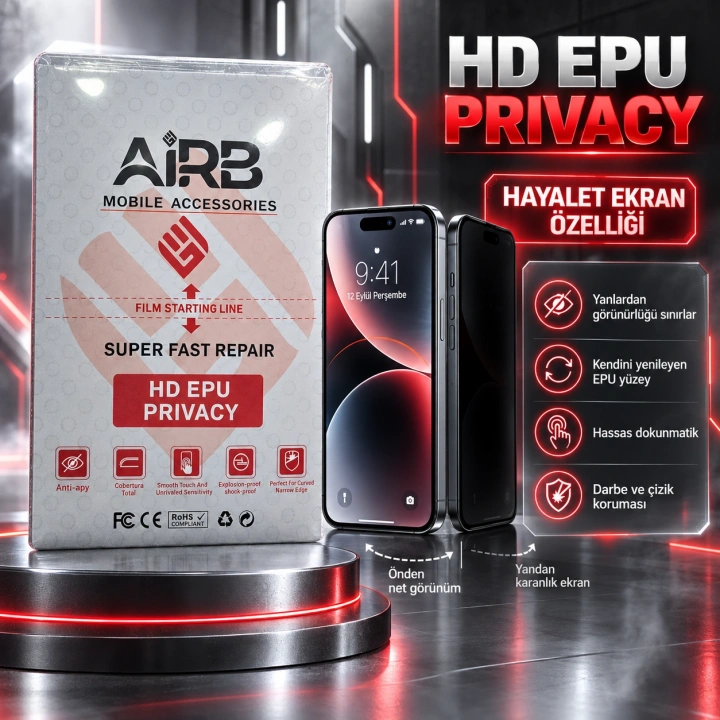 AİRB HD EPU Privacy Auto Repair Hayalet Film 0,15 mm
